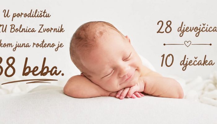 U junu dva blizanačka poroda u Zvorniku – ukupno 38 beba