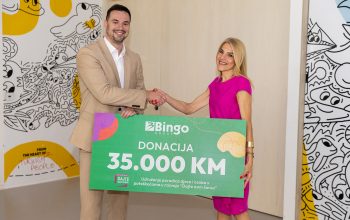 Bingo Group donirao 35.000 KM za unapređenje uslova u Dnevnom centru Udruženja „Dajte nam šansu“
