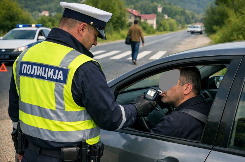 Zbog alkohola uhapšeni vozač i pješak na području Policijske uprave Zvornik za jedan dan