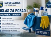 EUFOR u Bratuncu zapošljava spremačicu/čistačicu: Plata po satu, topli obrok i ugovor do 23 mjeseca