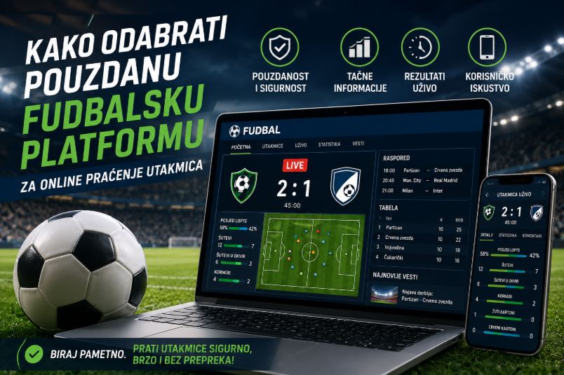 Kako odabrati pouzdanu fudbalsku platformu za online praćenje utakmica