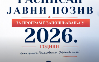 Raspisan Javni poziv za korišćenje sredstava po programima zapošljavanja u 2026. godini u RS