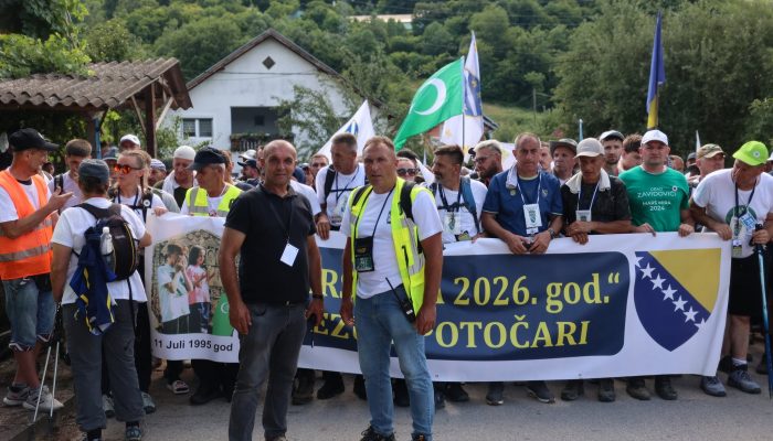 Iz Kampa Mravinjci krenula posljednja etapa Marša mira