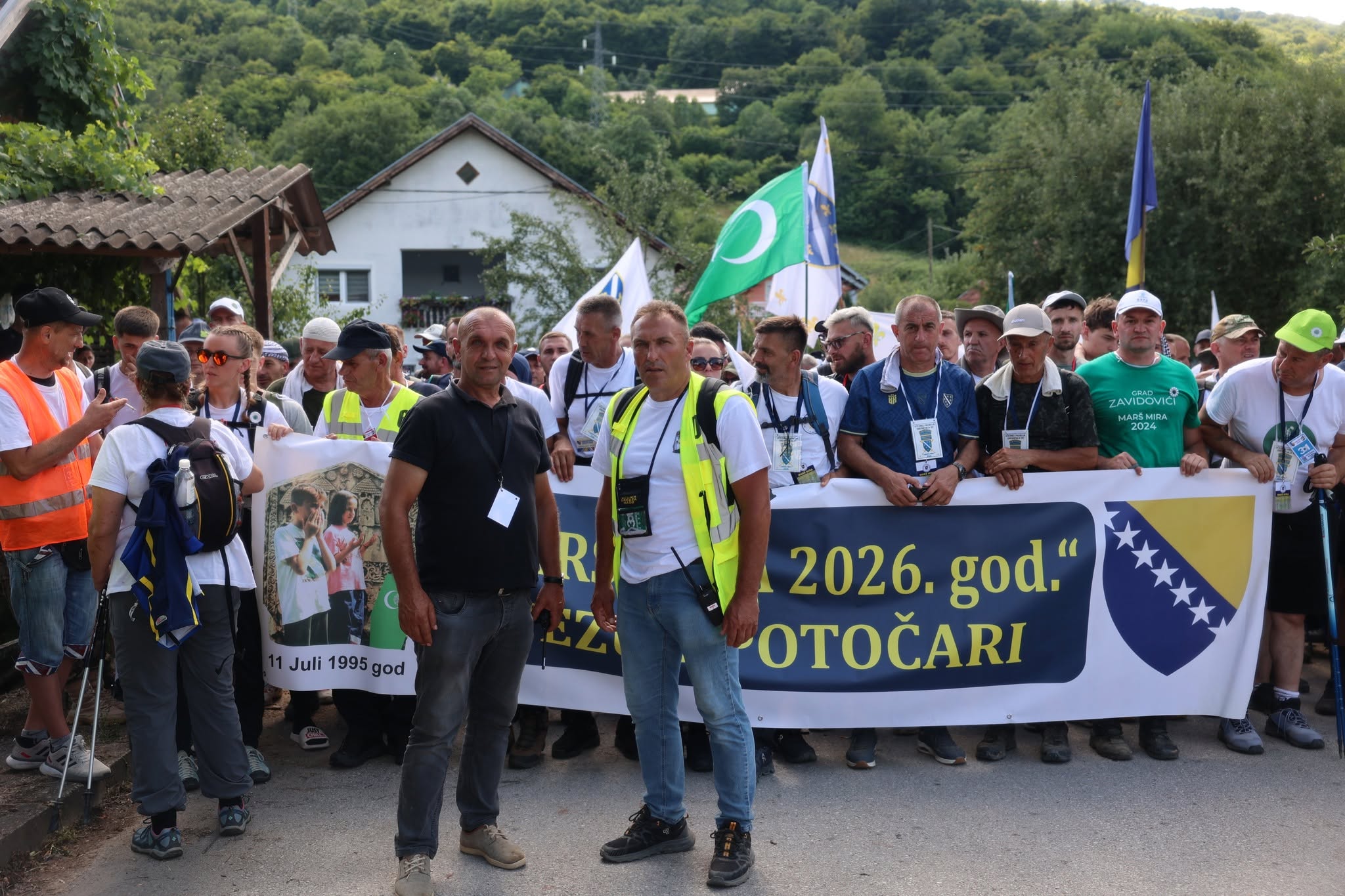 Iz Kampa Mravinjci krenula posljednja etapa Marša mira