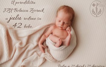 U porodilištu Bolnice Zvornik tokom jula rođene 42 bebe