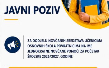 Objavljena preliminarna lista učenika povratnika koji će dobiti jednokratnu pomoć za početak školske godine