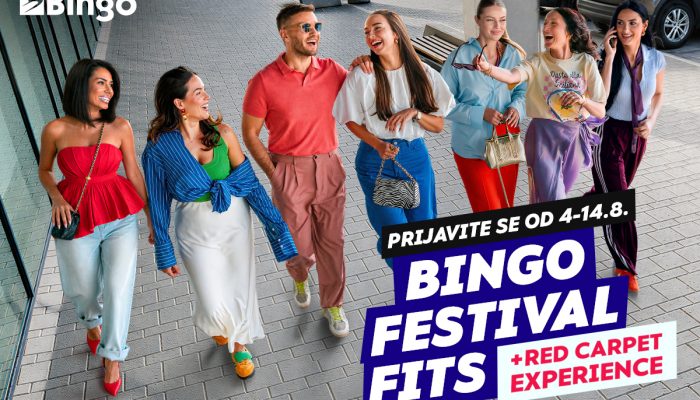 Otvorene prijave za Bingo Festival Fits: Odaberite outfit s omiljenim influencerom i zablistajte na Crvenom tepihu Sarajevo Film Festivala