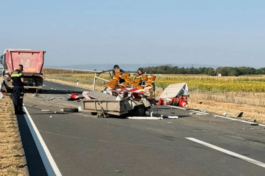 Uhapšen vozač koji je usmrtio dva radnika putarske službe na putu od Loznice prema Šapcu (FOTO)