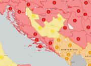 Za područje Mostara, Banje Luke, Prijedora i Zvornika danas upaljen crveni meteoalarm