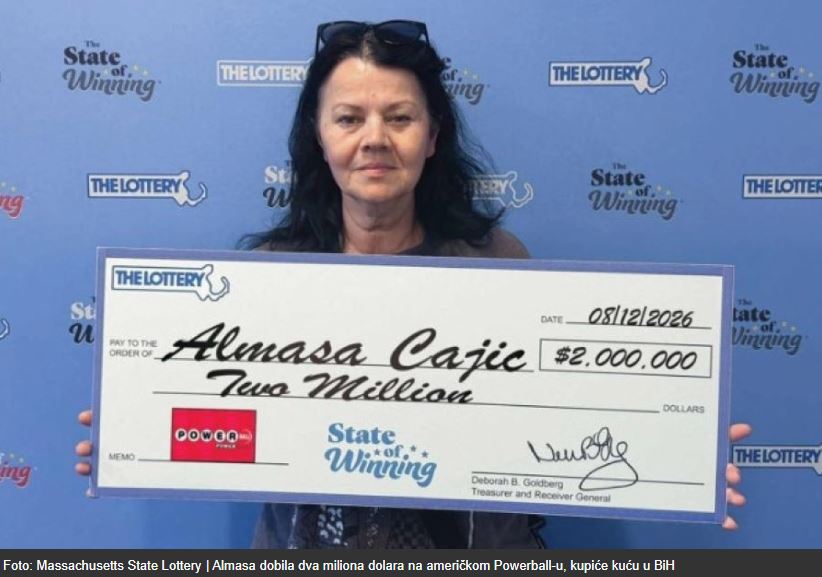 Almasa iz Podrinja dobila dva miliona dolara na američkom Powerball-u, kupiće kuću u BiH!?