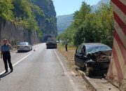 Teška nesreća u BiH: Vozač golfa udario u zid tunela i poginuo na mjestu (FOTO)
