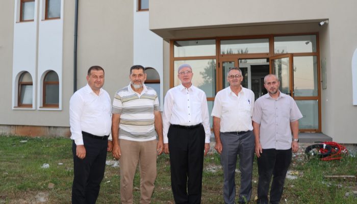 Zvornik: Muftija Fazlović obišao gradilište džamije u Glumini