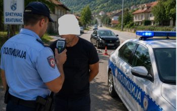Pijan izazvao saobraćajnu nezgodu, uhapšeni vozač imao čak 1,90 promila alkohola u krvi