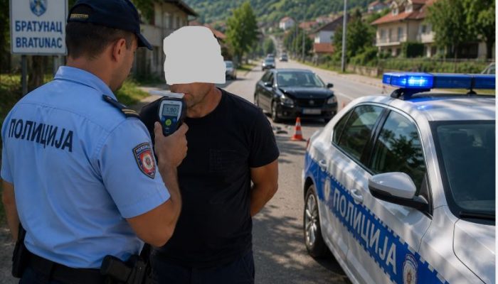 Bratunac: Dvojica vozača za volanom sa više od 1,5 promila alkohola, jedan imao 2,18