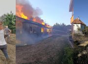 Požari u nekoliko zvorničkih naselja, zadnjim snagama stanovnika branjene kuće u Kamenici i Samarima od vatre, vatrogasci ugasili požare u Karakaju i Roćeviću (FOTO)