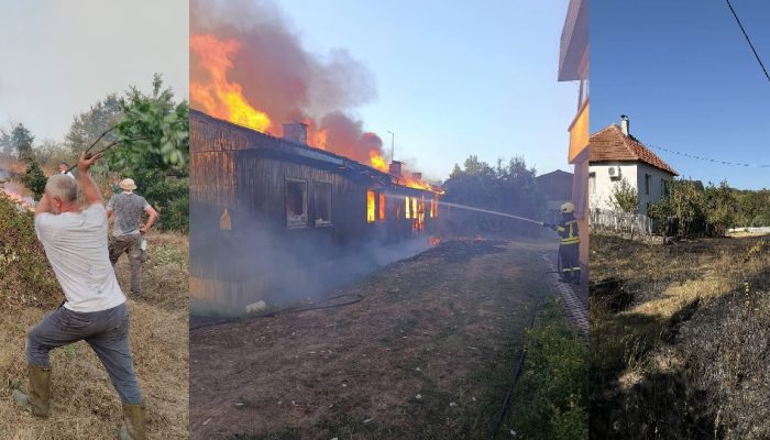 Požari u nekoliko zvorničkih naselja, zadnjim snagama stanovnika branjene kuće u Kamenici i Samarima od vatre, vatrogasci ugasili požare u Karakaju i Roćeviću (FOTO)