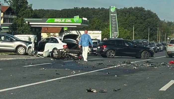 Poznati detalji nesreće kod Kalesije: Motociklista s teži, dvoje vozača s lakšim povredama