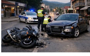 Motociklista povrijeđen u saobraćajnoj nezgodi kod Bratunca