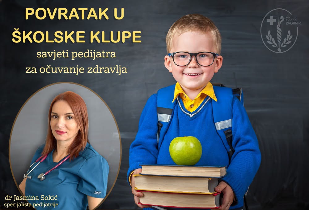 Početak školske godine: Pedijatrica dr Jasmina Sokić savjetuje kako sačuvati zdravlje djece
