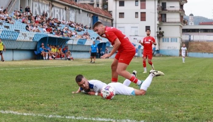 Drina protutnjala kroz Nevesinje, postignuto 8 golova, prvi het-trik u sezoni Nikole Milinkovića