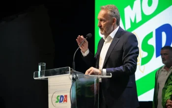 Bakir Izetbegović otvorio kampanju SDA u Stocu: Obećao 50 milijardi KM investicija i 50.000 radnih mjesta
