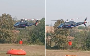 Zbog požara proglašena vanredna situacija na dijelu teritorije opštine Osmaci, helikopteri gasili vatru (FOTO)