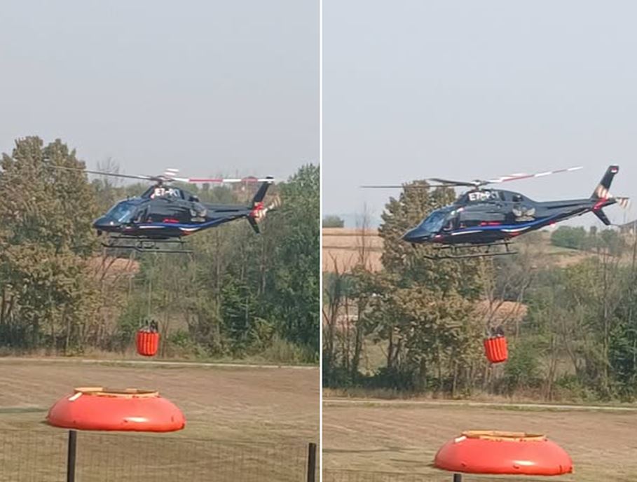 Zbog požara proglašena vanredna situacija na dijelu teritorije opštine Osmaci, helikopteri gasili vatru (FOTO)