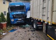 Saobraćaj otežan kod Kozluka, stravičan sudar dva teretna vozila, povrijeđene dvije osobe (FOTO)