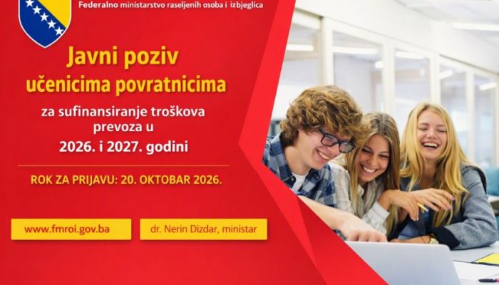 Povratnicima srednjoškolcima do 500 KM za troškove prevoza: Rok za prijavu 20. oktobar