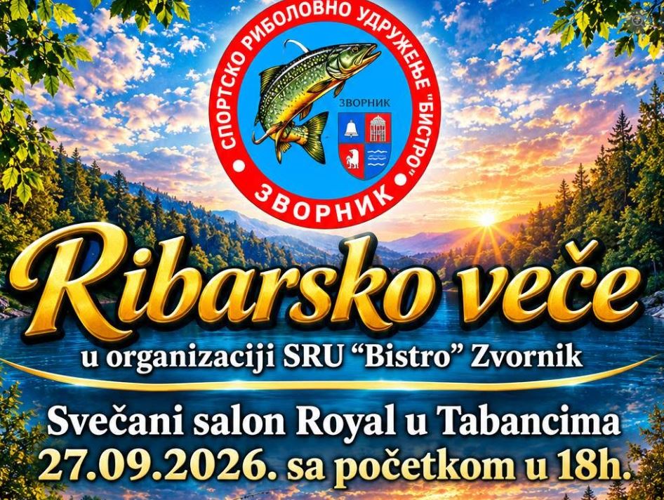 Prva Ribarska večer poslije 20 godina u Zvorniku: Više od 4.000 KM vrijednosti nagrada za tombolu