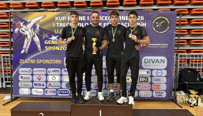 Tekvondo klub Zvornik osvojio Kup BiH, juniori ekipni prvaci (FOTO)