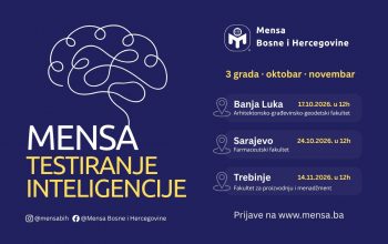 Prilika za sve koji žele saznati svoj IQ: Mensa BiH organizuje testiranje u Sarajevu i Banja Luci