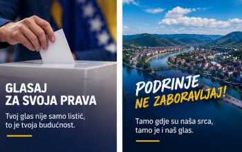 IZBORNI ŠTAB KOALICIJE ZA DRŽAVU: 4. OKTOBAR – PODRINJE TREBA VAŠ GLAS